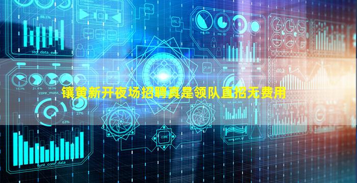 镶黄新开夜场招聘真是领队直招无费用